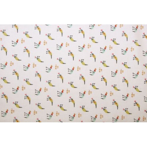 Tissu à motif oiseau KEZAKOI