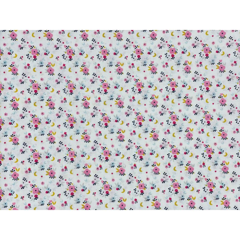 Tissu à motif petites fleurs Flomi Tissu à motif petites fleurs Flomi