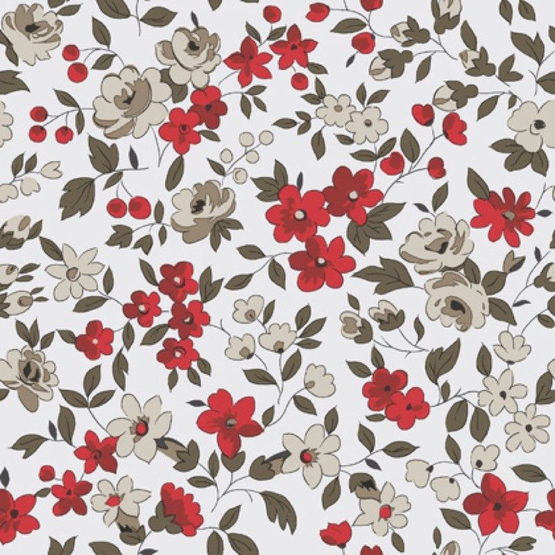 Tissu motif fleurs Léonie size:7.2