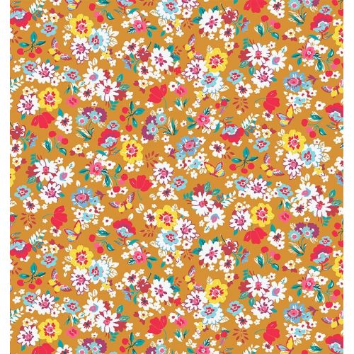 Tissu à motif fleurs Charline