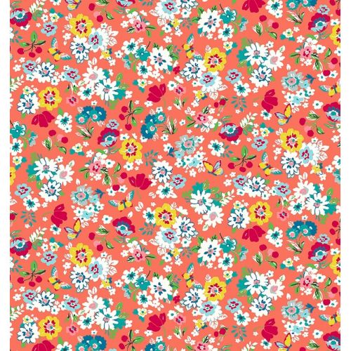 Tissu à motif fleurs Charline
