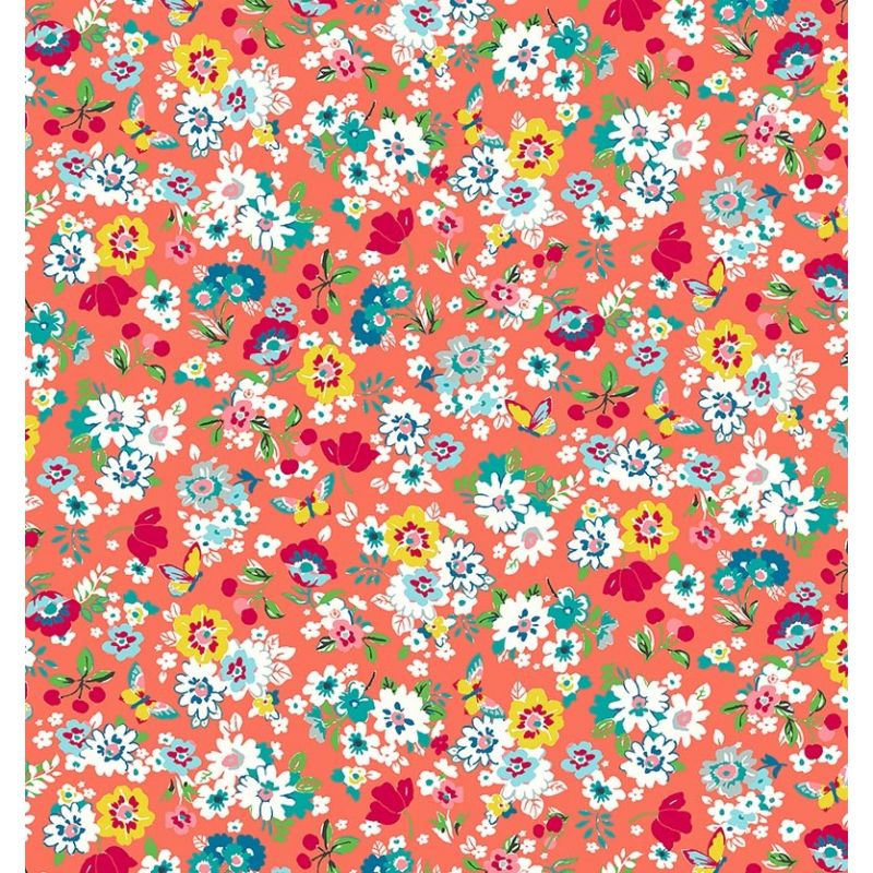 Tissu à motif fleurs Charline Tissu à motif fleurs Charline