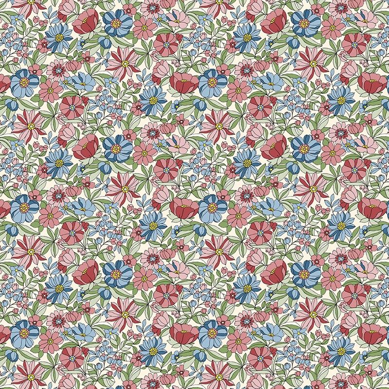 Tissu à motif fleurs Apolline