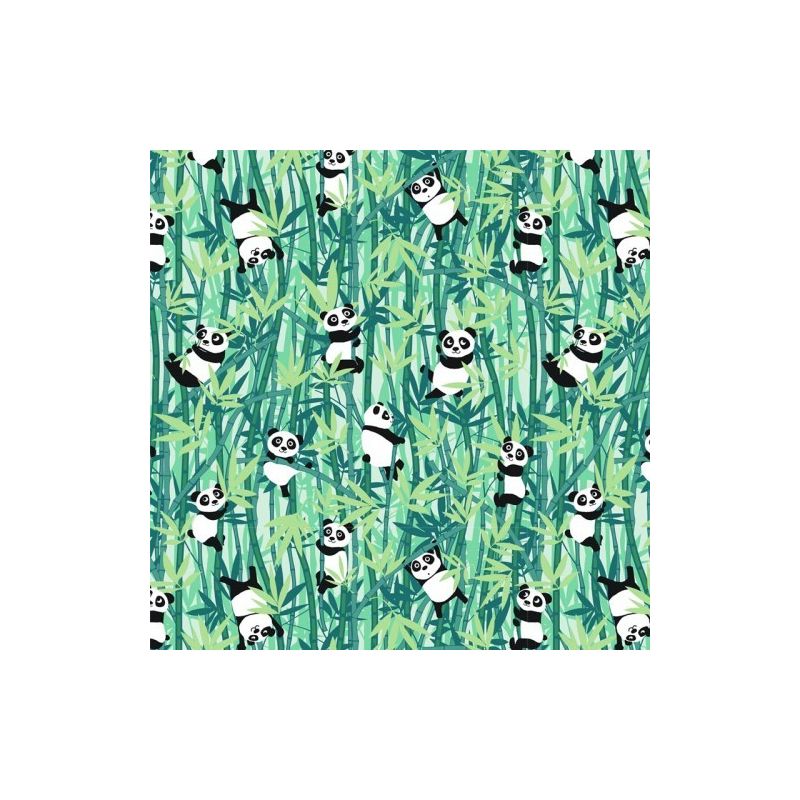 Tissu à motif animaux Panda Tissu à motif animaux Panda
