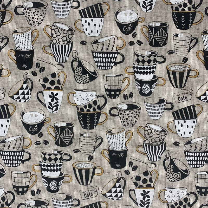 Tissu Palace motifs Tasses à café Tissu Palace motifs Tasses à café