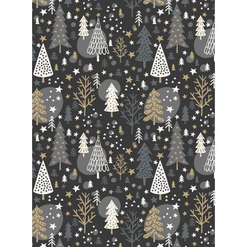 Tissu Noël motif sapins...
