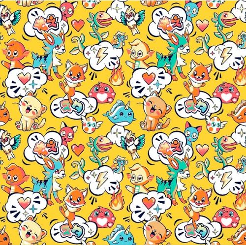 Tissu motifs Cartoon