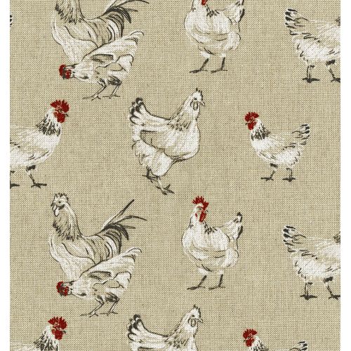 Tissu Palace motifs poules...