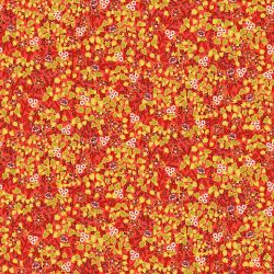 Tissu motifs fleurs...