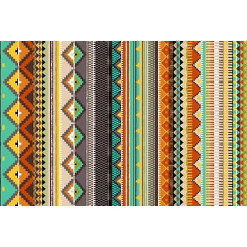Tissu motif aztèque Mexico