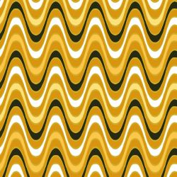 Tissu à motif Vagues Groovy