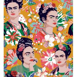 Tissu à motif Frida Khalo...