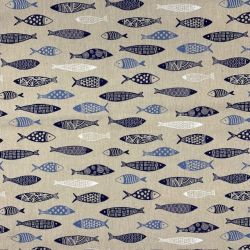 Tissu palace motif sardines