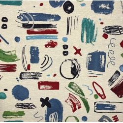 Tissu jacquard moderne Brush