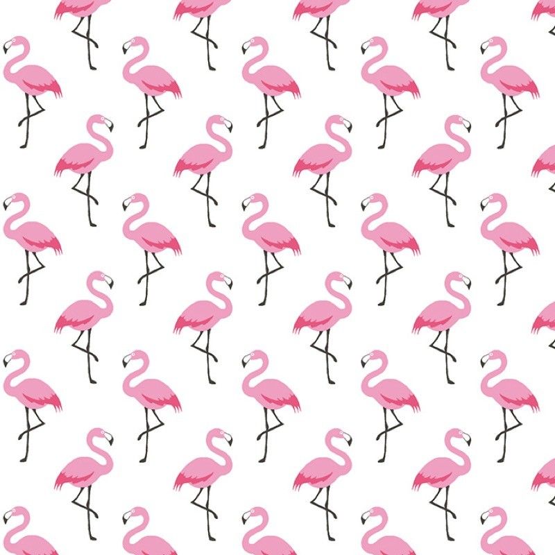 Tissu motif flamant rose Flamingo