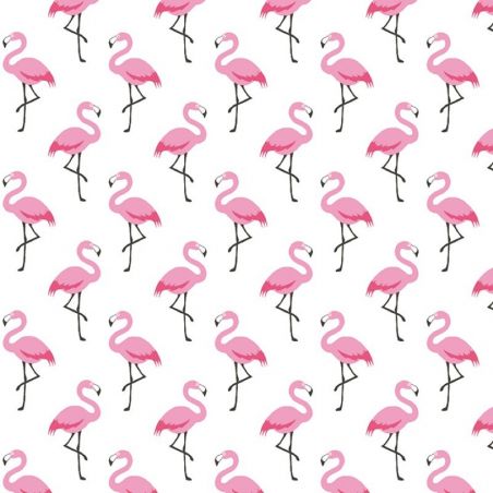 Tissu motif flamant rose Flamingo
