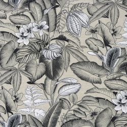 Tissu Lico aspect lin motif...
