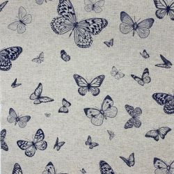 Tissu Lico aspect lin motif...