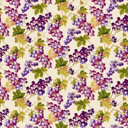 Tissu à motif fruits...