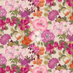 Tissu Bachette motifs...