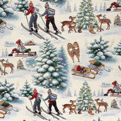 Tissu jacquard Gobelin...