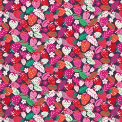 Tissu à motif fruits...