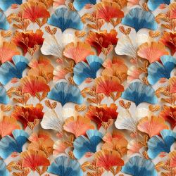 Tissu toile coton motifs...