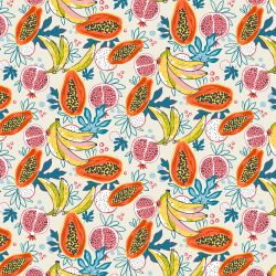 Tissu à motif fruits...