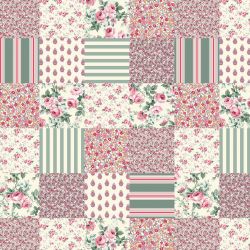 Tissu coton cretonne motif...