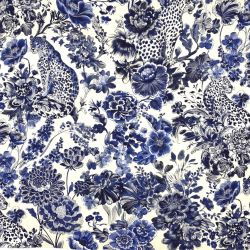 Tissu bachette motif fleurs...