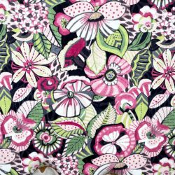 Tissu coton bachette motif...