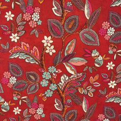 Tissu coton bachette motif...